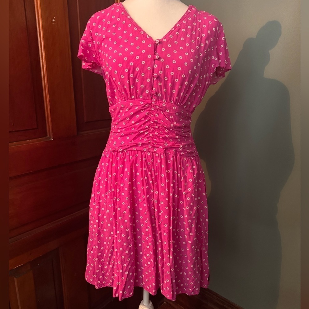 Matilda Jane Pink Patterned Dress Size Medium Mommy & Me Collection